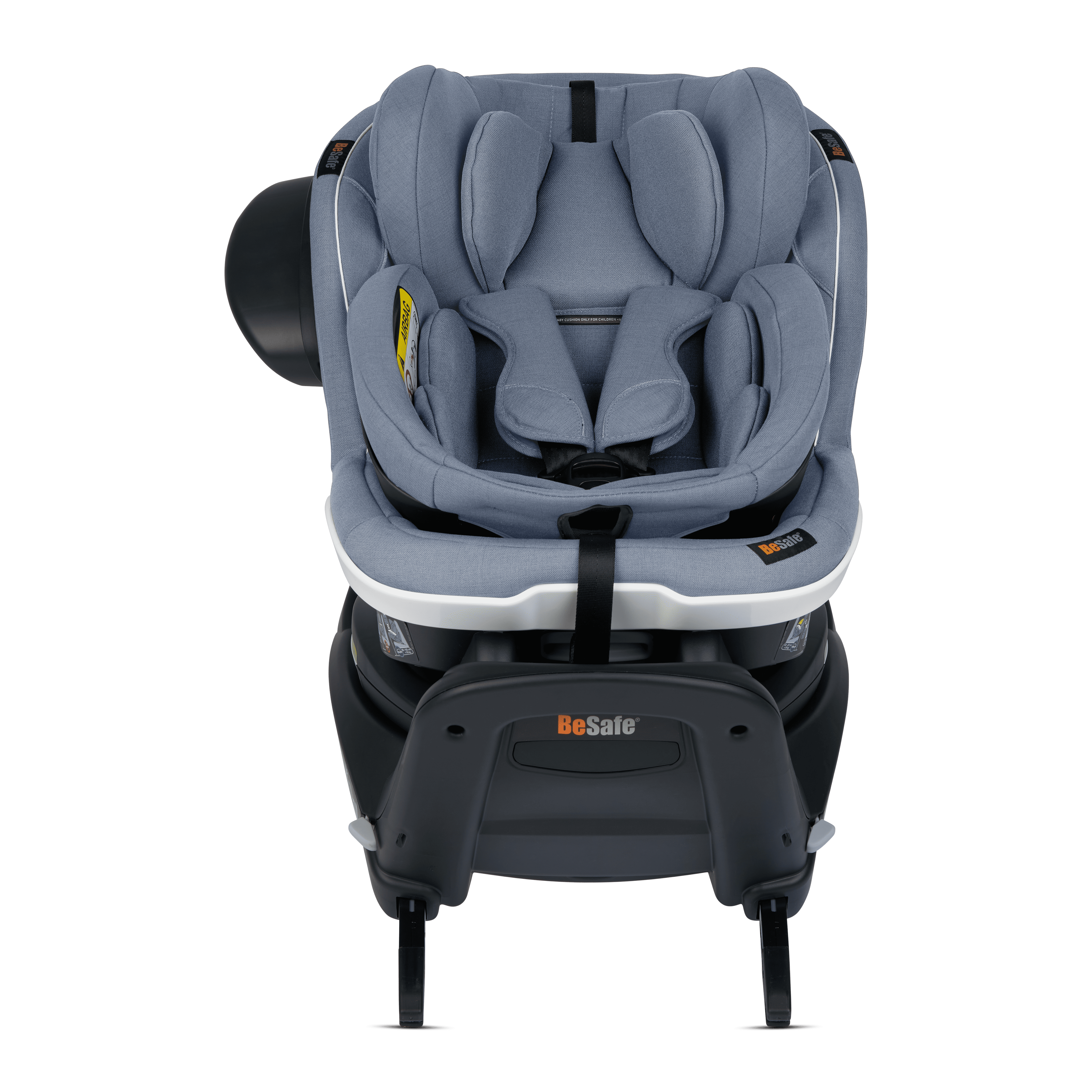 BeSafe | iZi Turn B i-size Car Seat | Cloud Melange | Baby Car Seat with Mesh Front | SavvyMamaSG