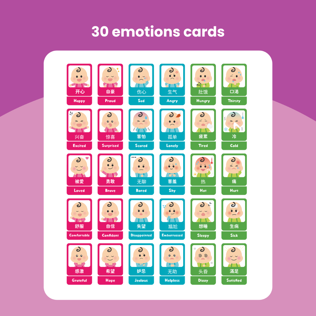 Books | Curios - Emotion Flashcards (Bilingual)