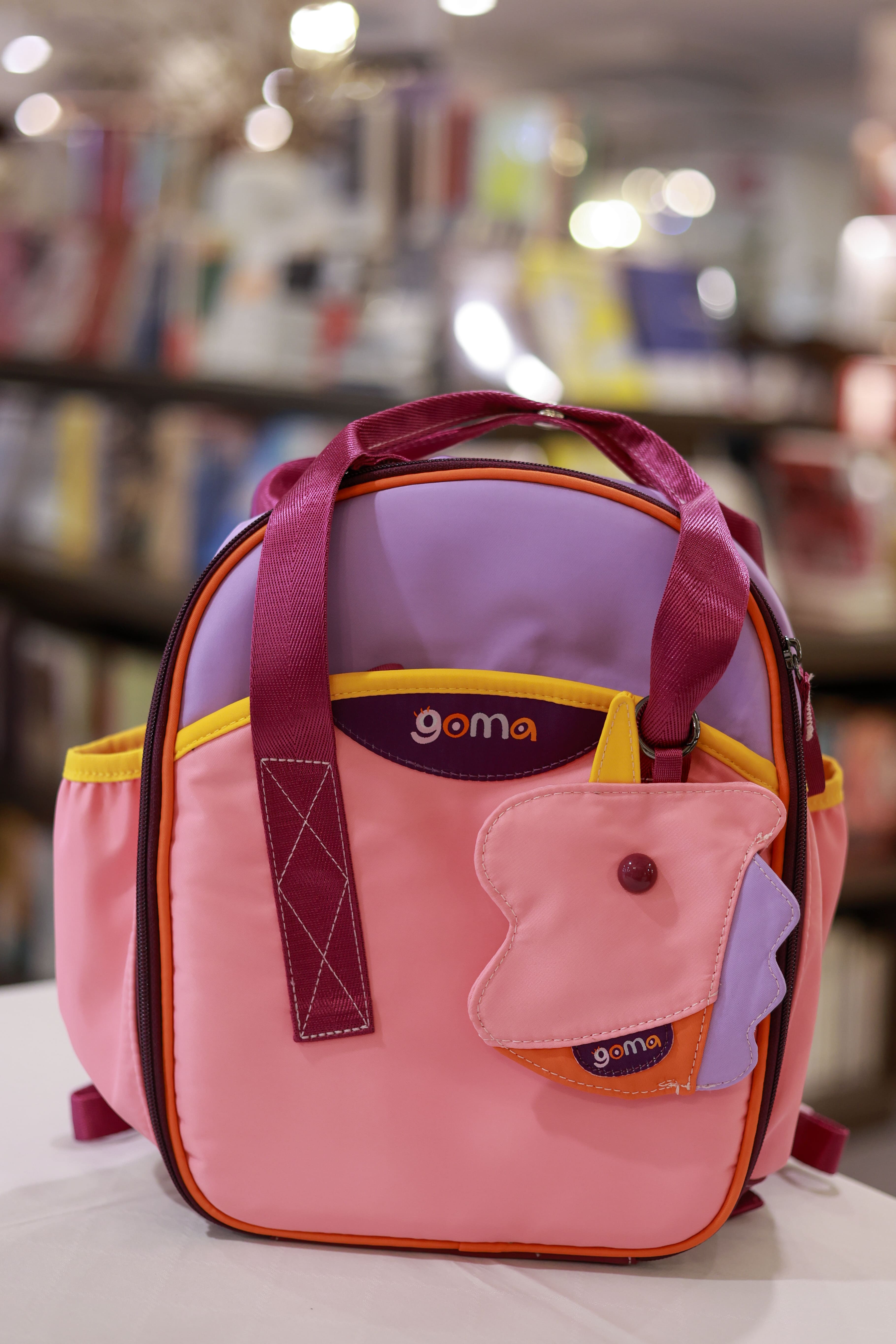 Goma Kids Bag | Una The Unicorn Backpack | Pink | School Bag with Unicorn Coin Pouch | SavvyMamaSG