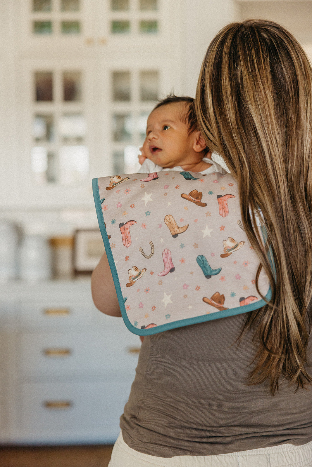 Copper Pearl | Burp Cloths - Cheyene