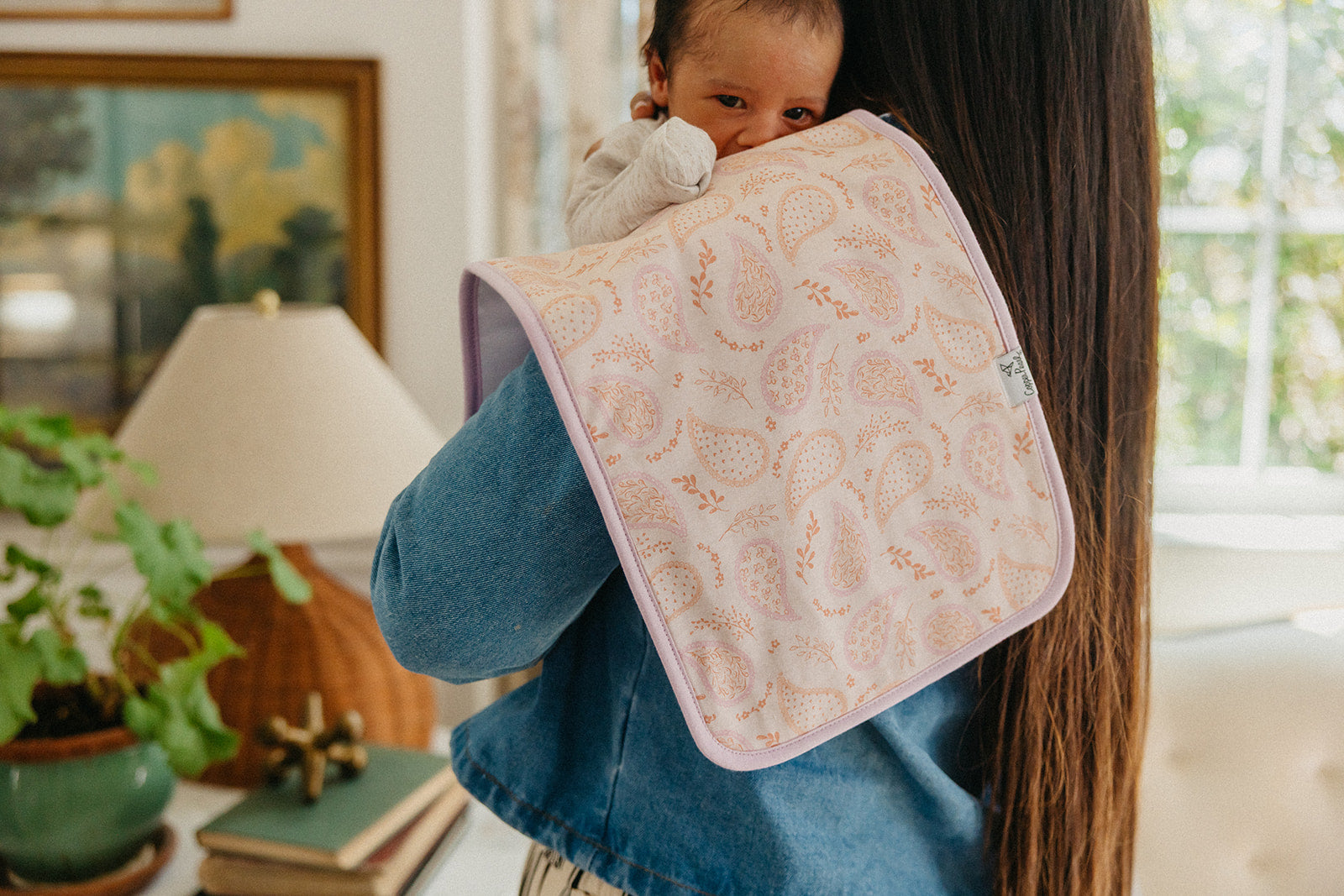 Copper Pearl | Burp Cloths - Cheyene