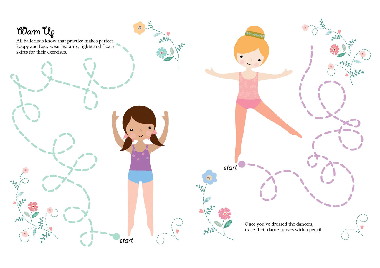 Books | Ballerina Sticker Dress-Up Book
