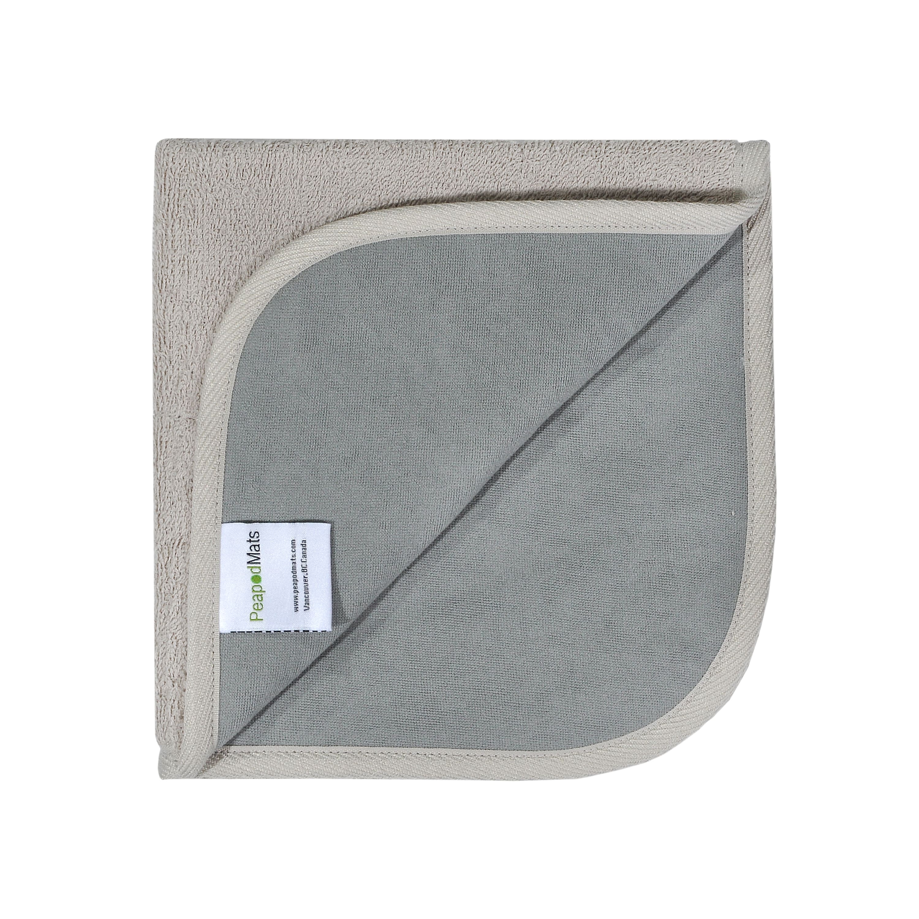 PeapodMats | Waterproof Mat | Mattress Protector | Grey | SavvyMama