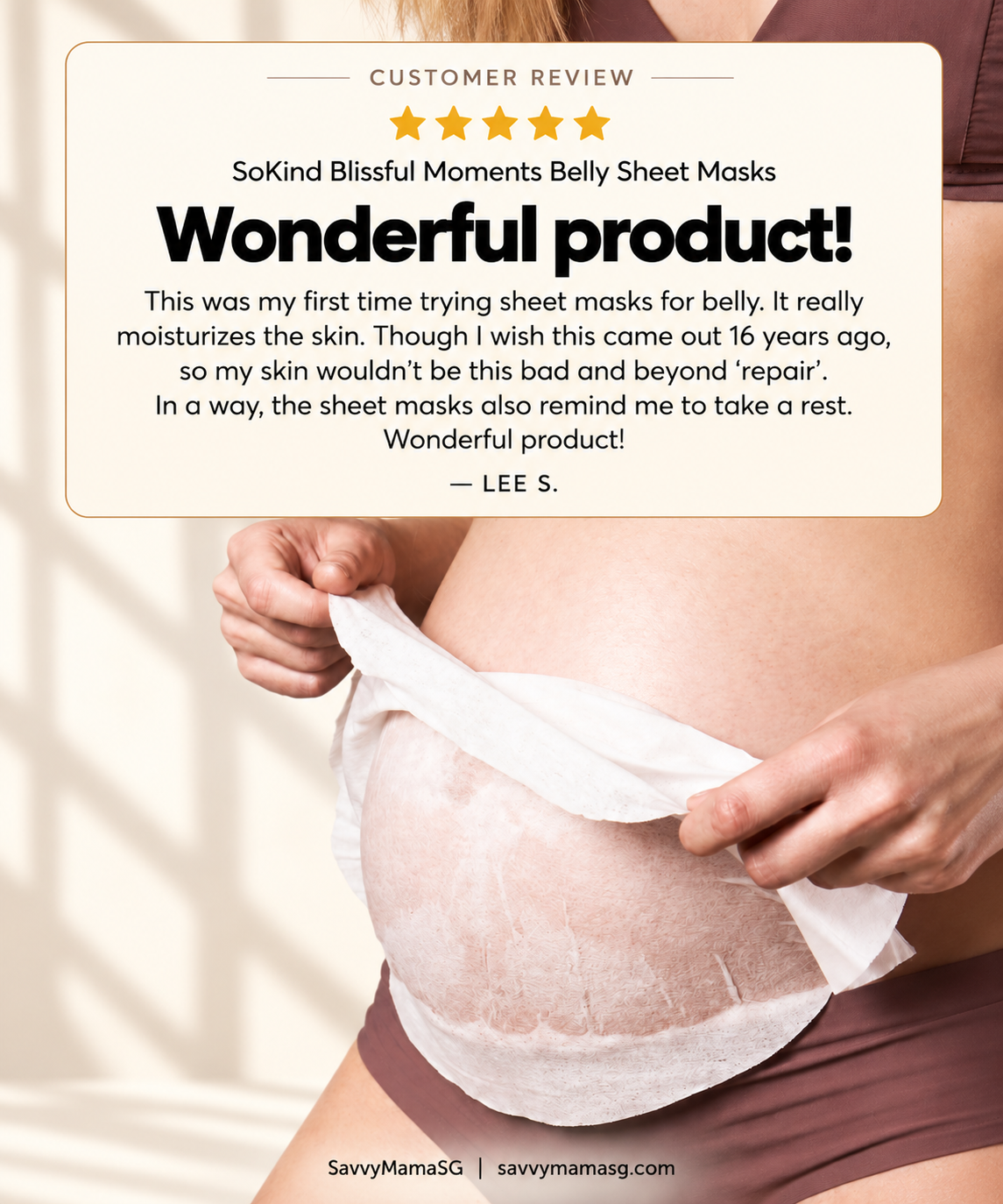 SoKind | Blissful Moments Belly Sheet Masks