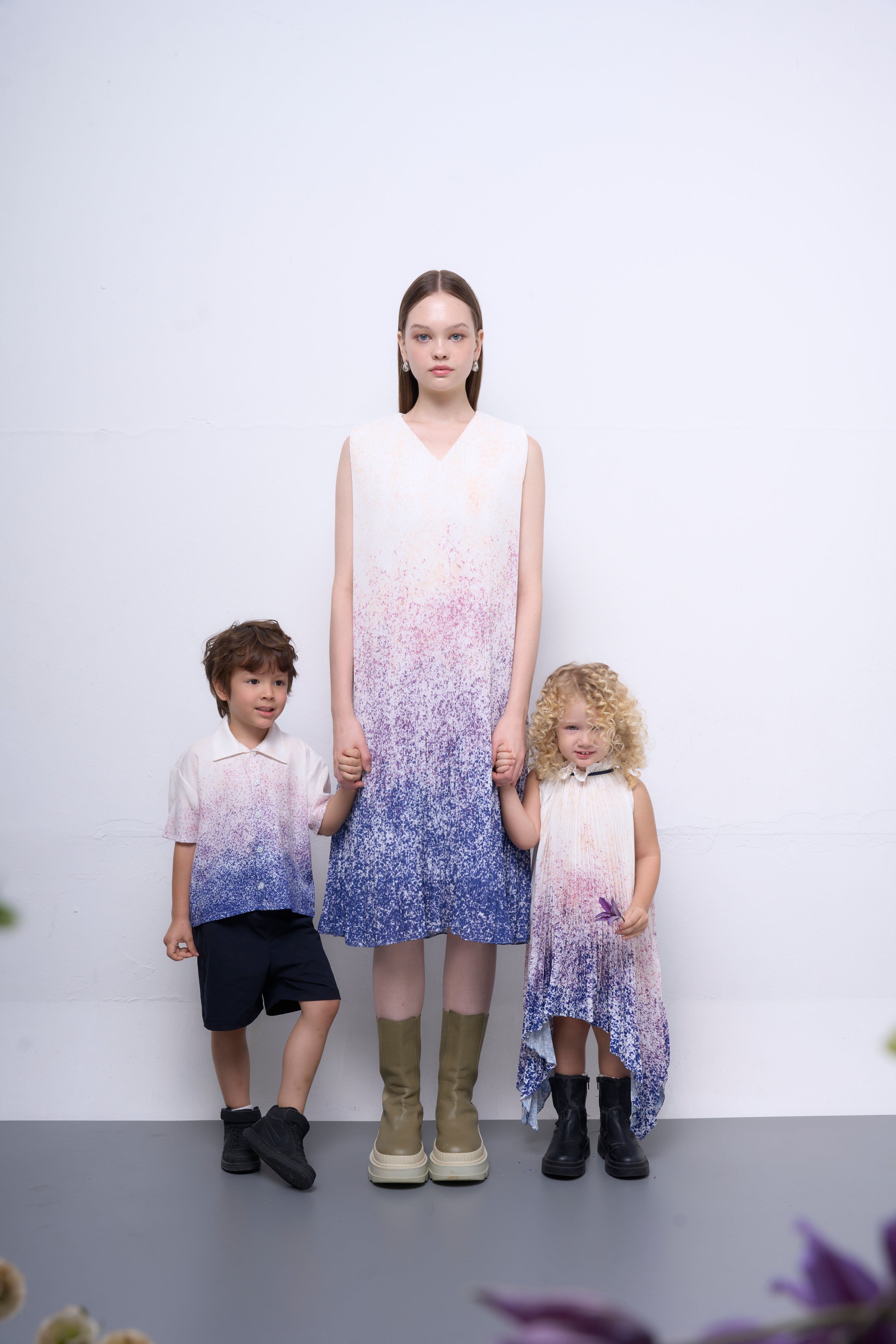 The Parrot | Aurora Blue Snowflake Shirt - Boy
