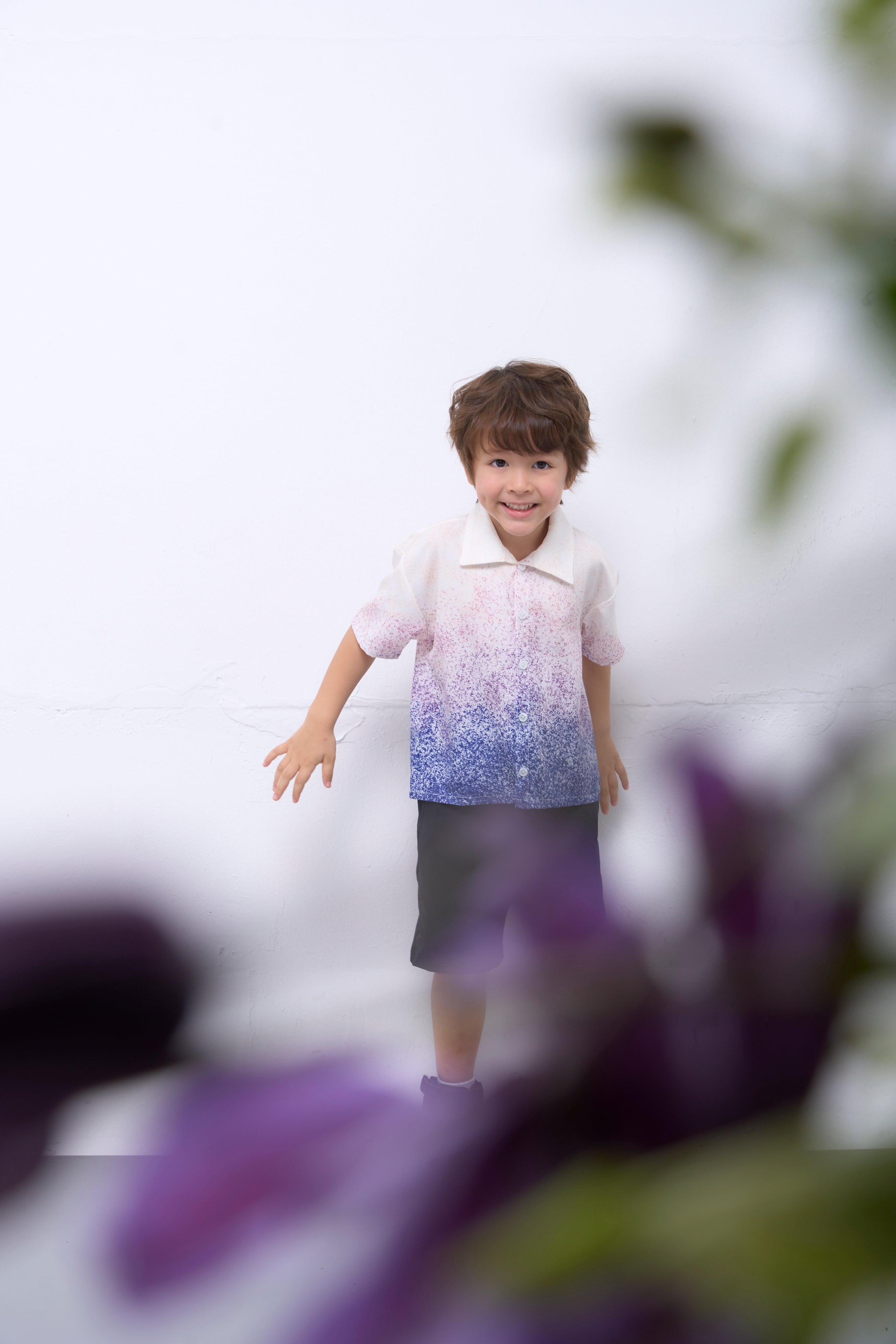 The Parrot | Aurora Blue Snowflake Shirt - Boy