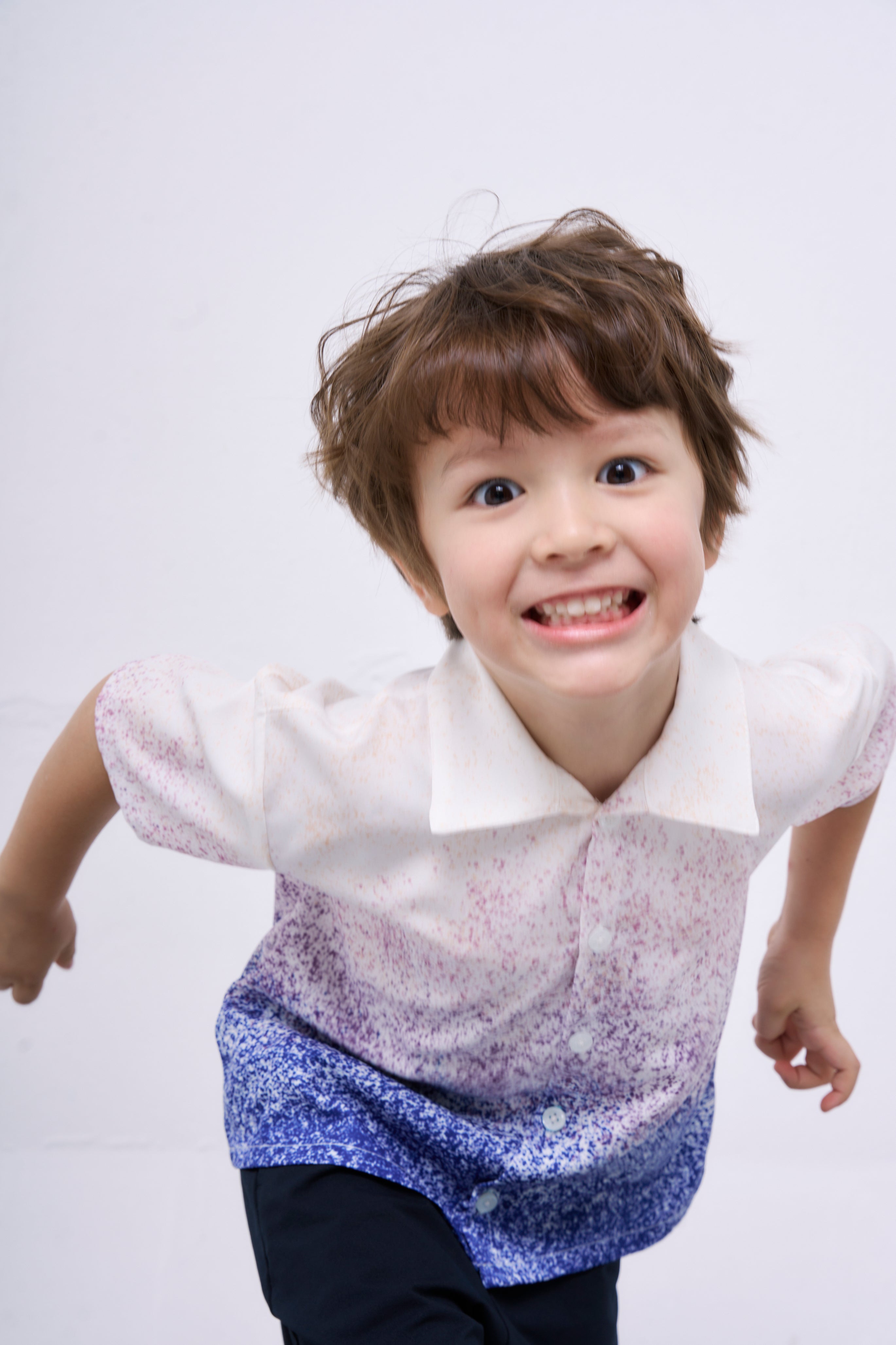 The Parrot | Aurora Blue Snowflake Shirt - Boy