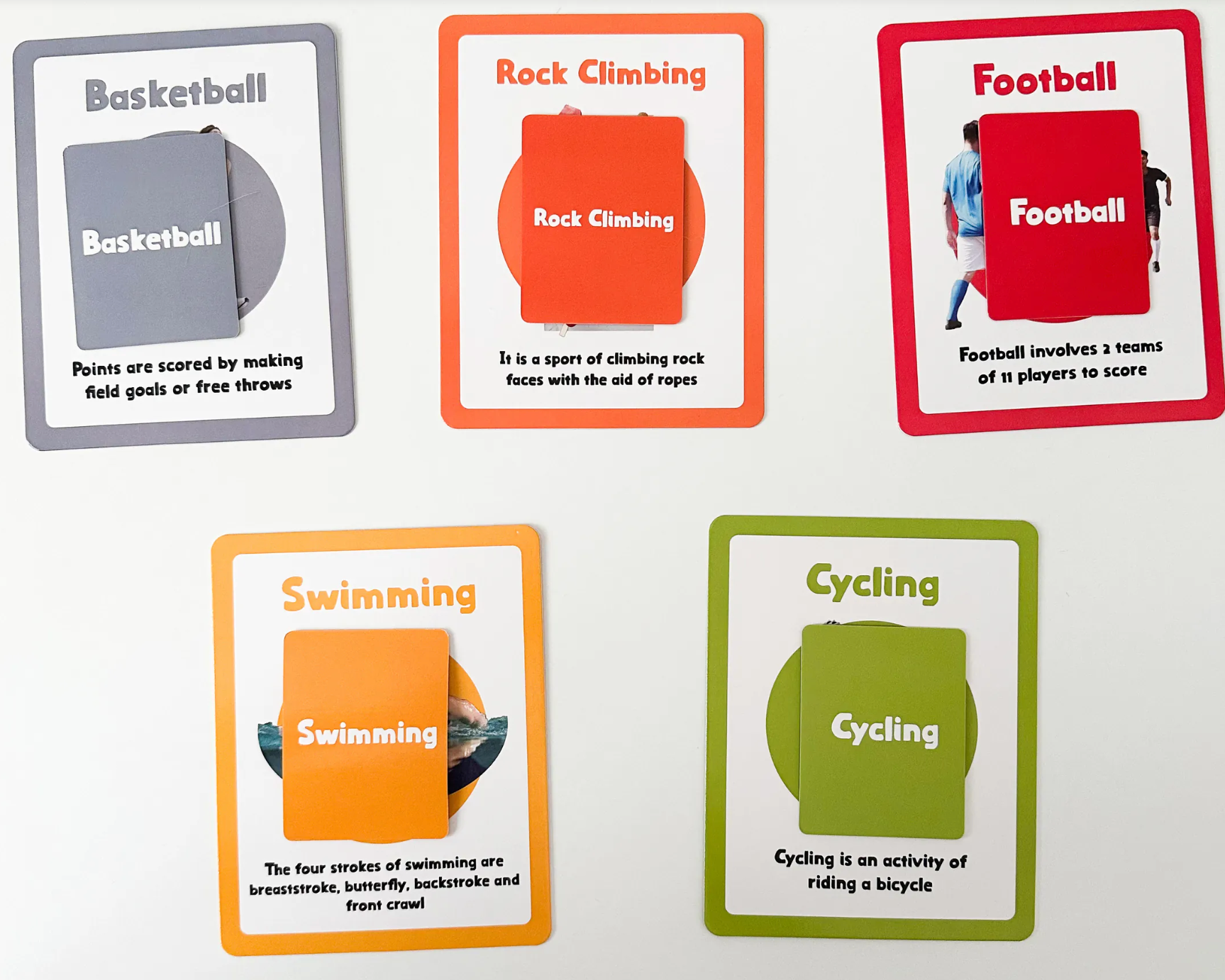 Books | Curios - English Flashcards - Sports