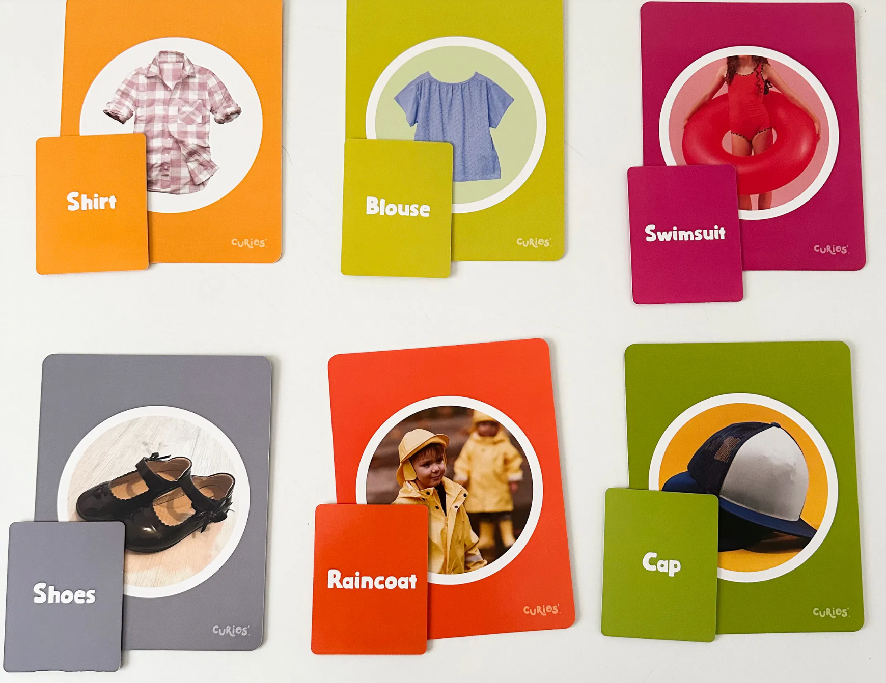 Books | Curios - English Flashcards - Clothing