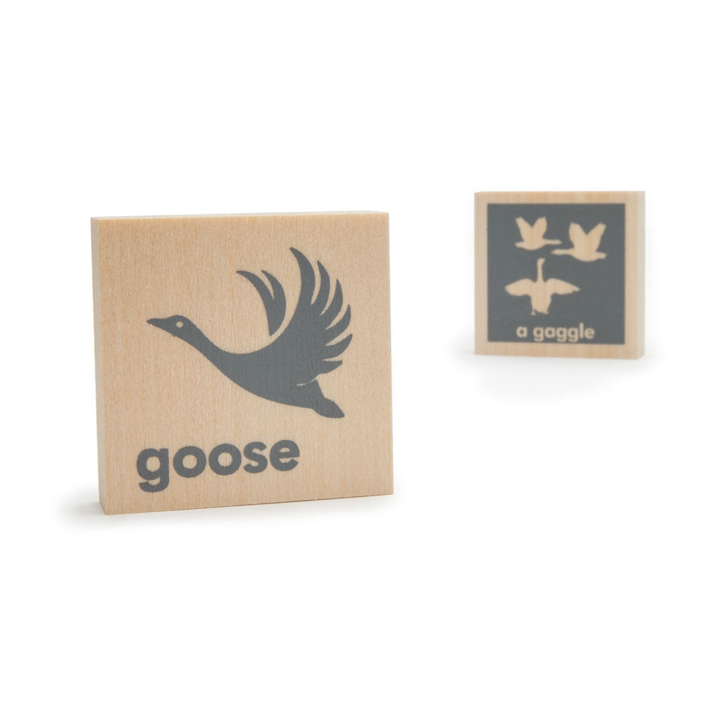 Uncle Goose Collective Noun Wooden Blocks | Educational Toys | Goose | SavvyMama