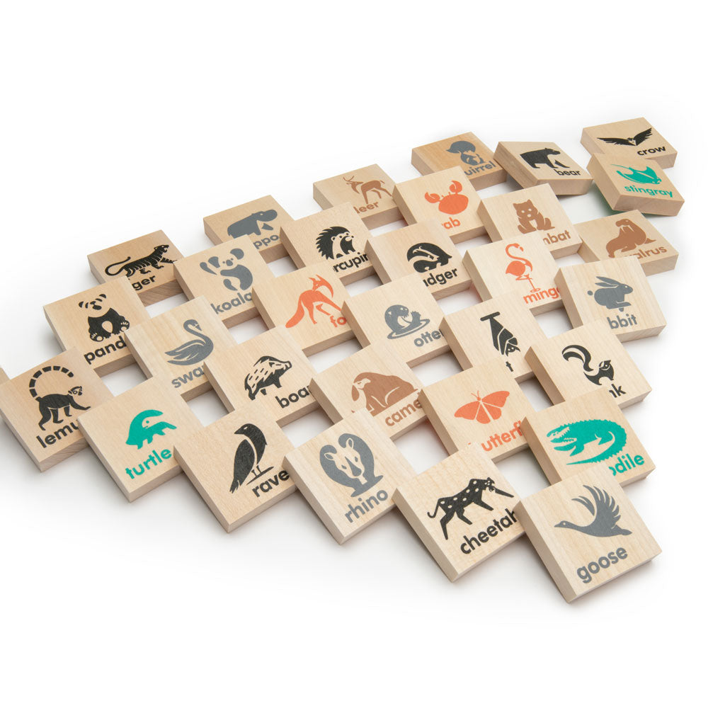 Uncle Goose Collective Noun Wooden Blocks | Educational Toys | SavvyMama