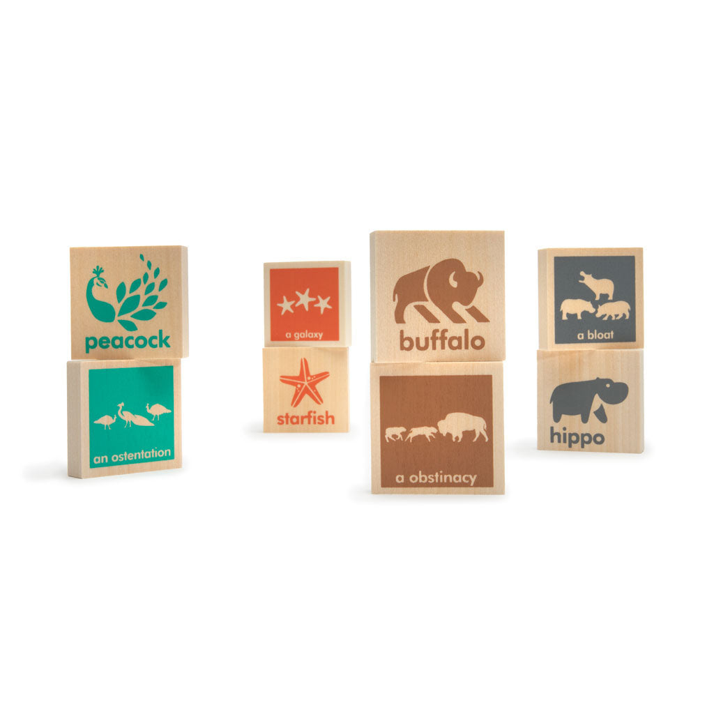 Uncle Goose Collective Noun Wooden Blocks | Educational Toys | SavvyMama