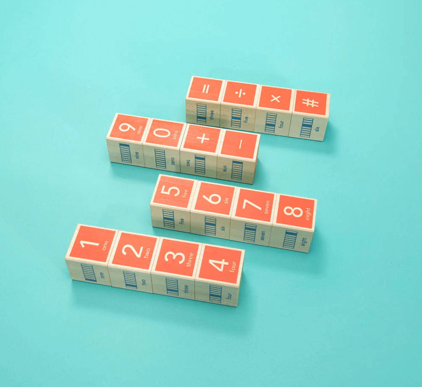 Uncle Goose Braille Number Blocks | Educational Toys | Wooden Blocks | SavvyMama