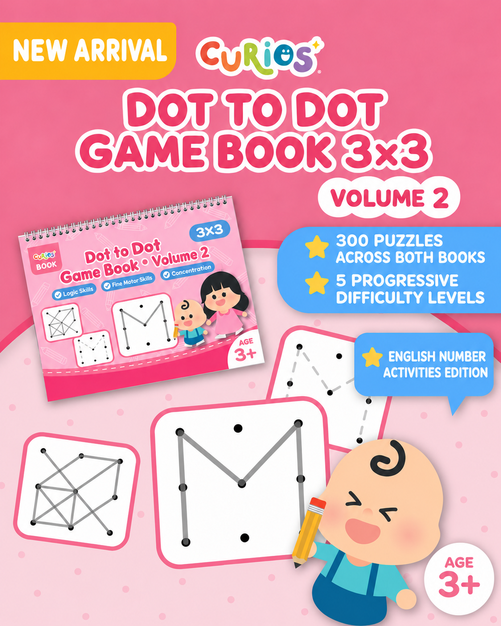 Books | Curios Dot-to-Dot Activity Book