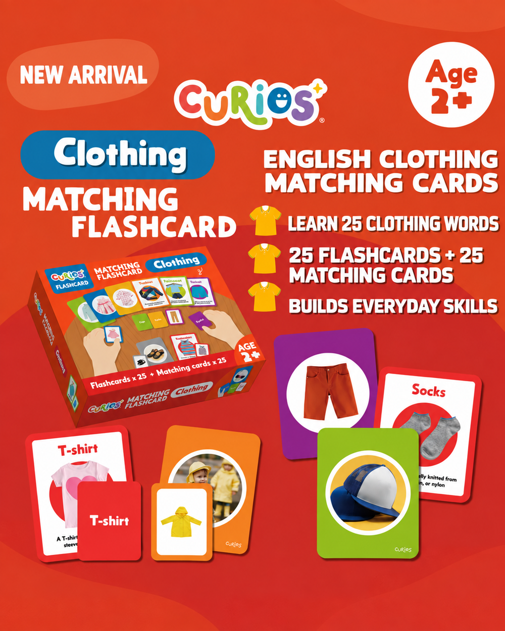 Books | Curios - English Flashcards - Clothing