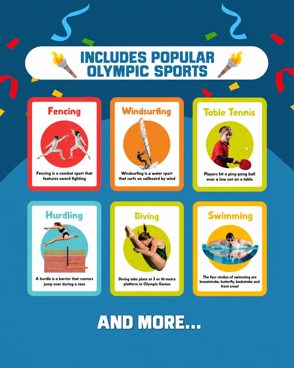 Books | Curios - English Flashcards - Sports