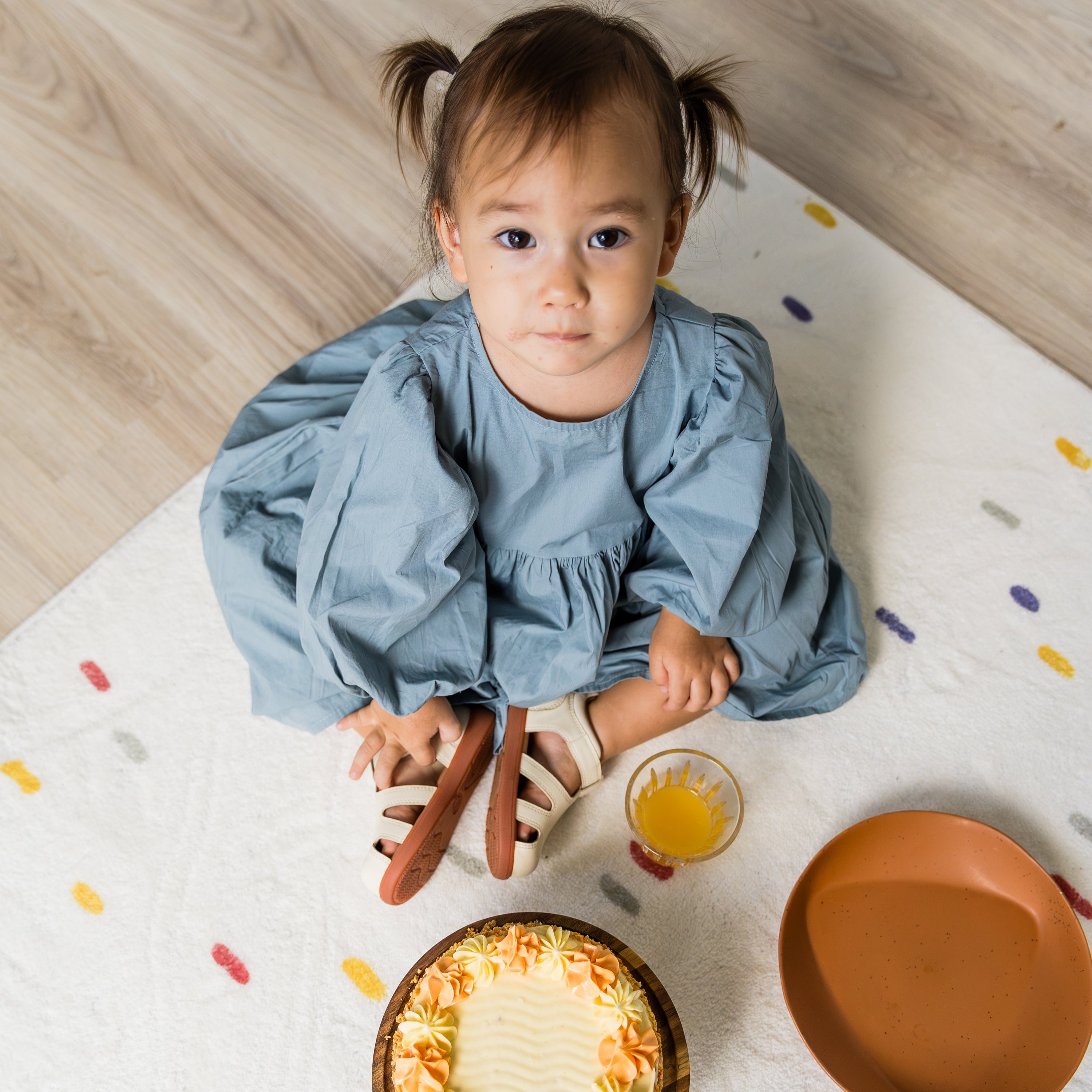 Schwette Footwear | Joyeux (Toddler) in Buttercream White