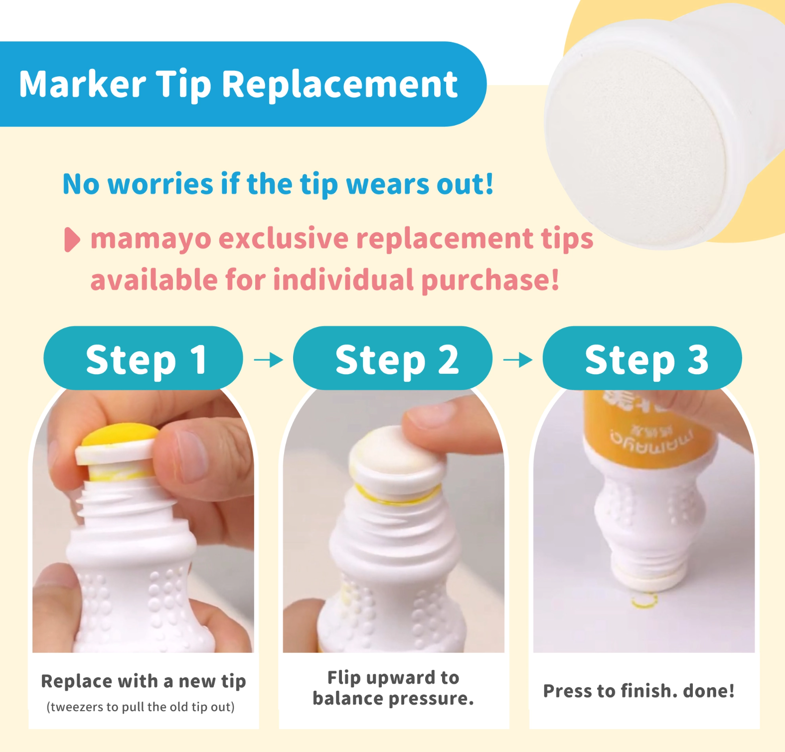 Mamayo|mini dot markers|replaceable tips|washable toddler markers|creative|sensory art play