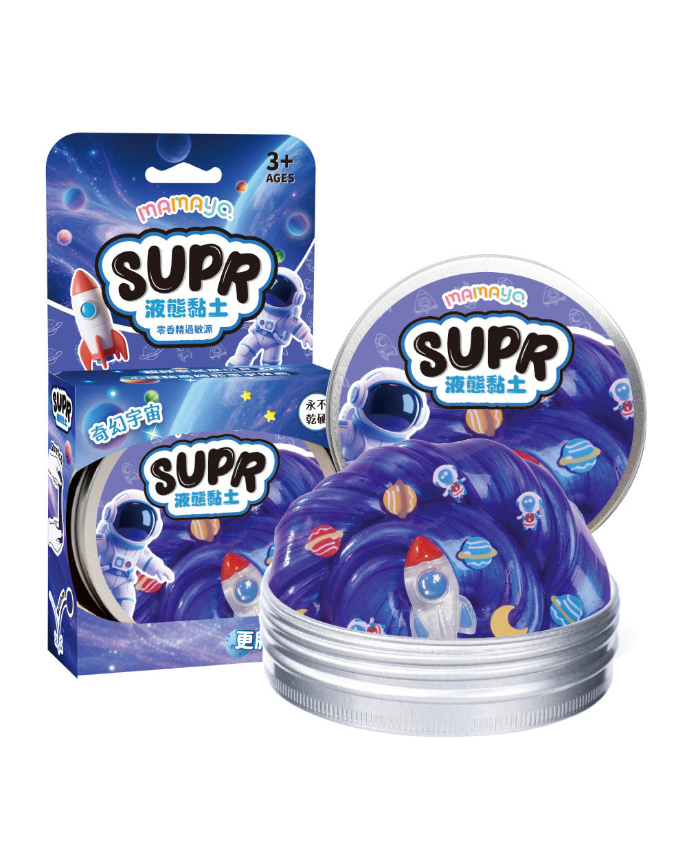 Mamayo Fluid Clay Fantasy Universe Edition Non-Toxic Never Dry Sensory Toy for Creative Play and Learning