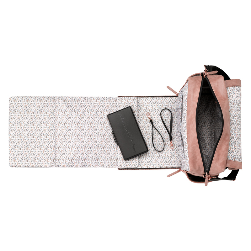 Petunia Pickle Bottom | Boxy Backpack : Dusty Rose Matte Leatherette