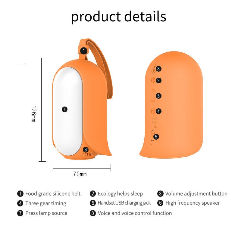 White Noise Machine | SavvyMamaSG | Baby White Noise Machine Features | Diagram