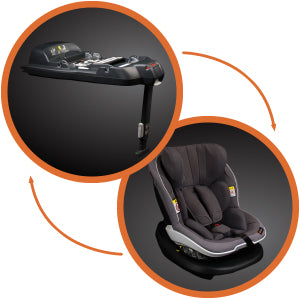 BeSafe | iZi Modular i-Size Car Seat | Black | Baby Car Seat Diagram | SavvyMamaSG