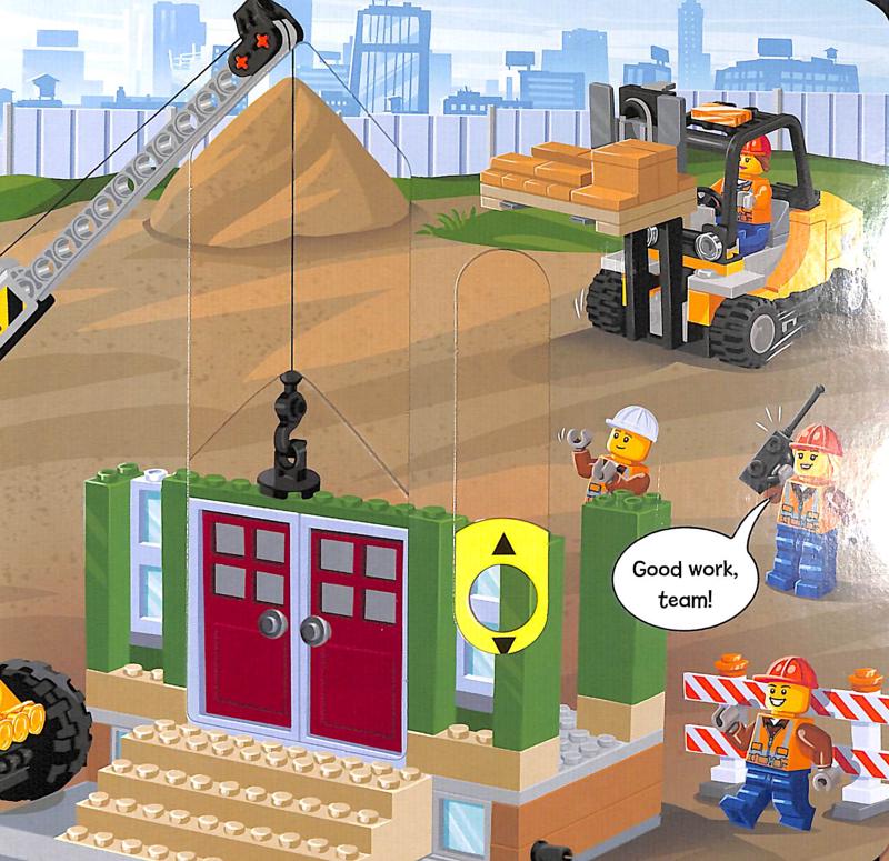Books | LEGO Building Site: A Push, Pull and Slide Book