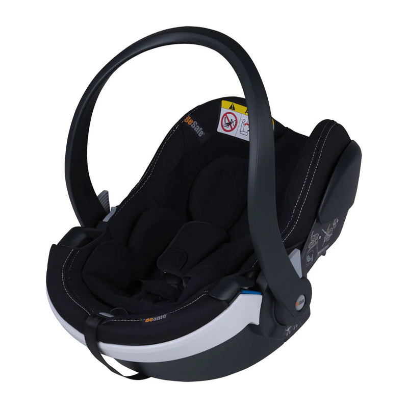 BeSafe | iZi Go Modular X1 i-Size Infant Car Seat | Premium Black Melange | SavvyMamaSG