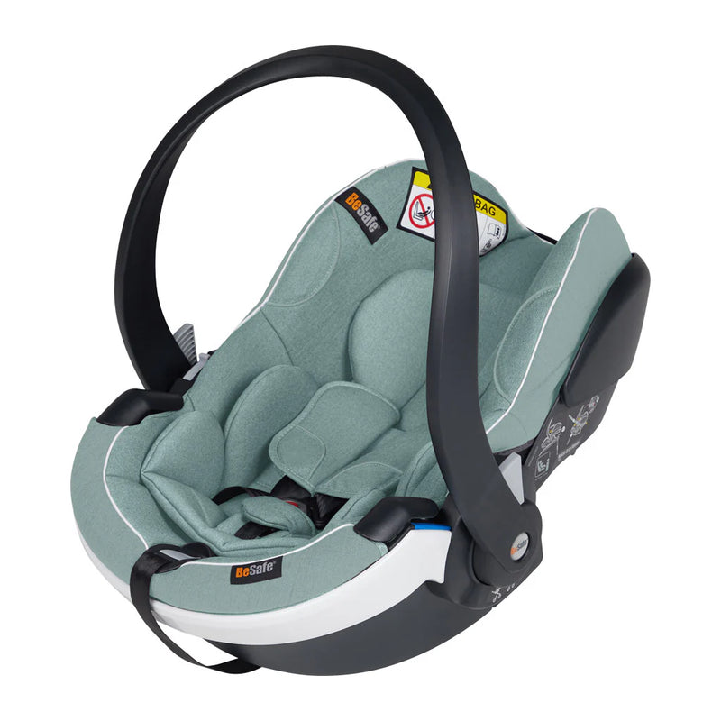 BeSafe | iZi Go Modular X1 i-Size Infant Car Seat | Sea Green Melange | SavvyMamaSG