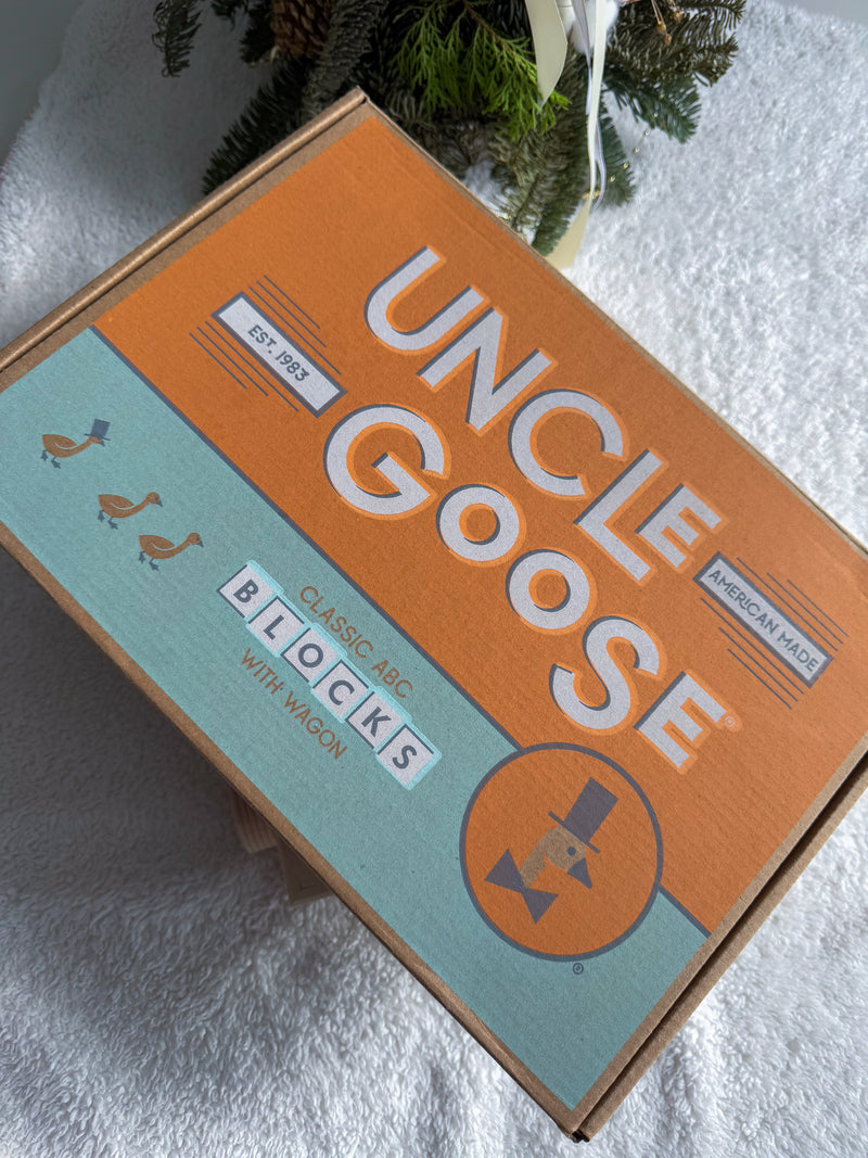 Uncle Goose | Classic ABC Blocks with Wagon