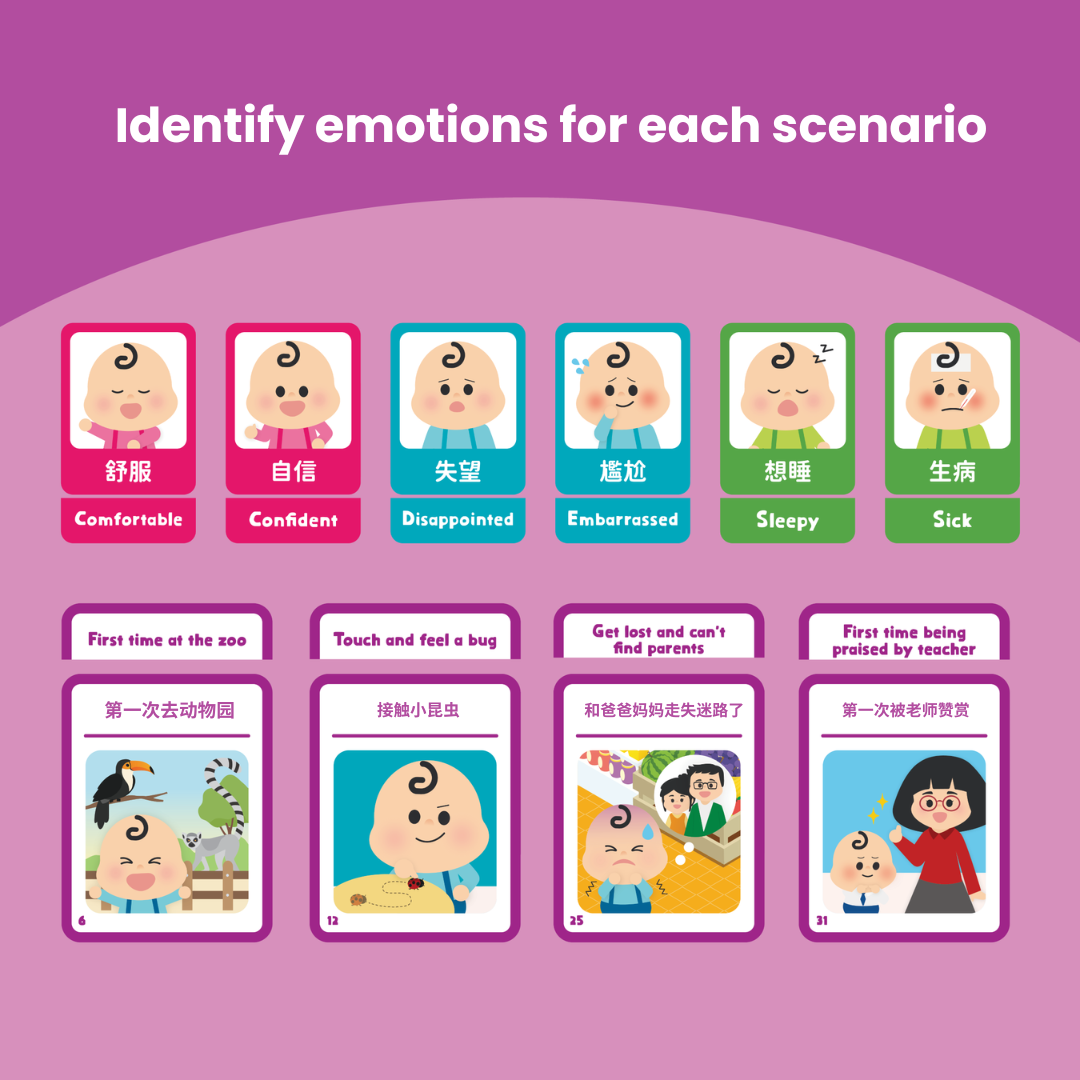 Books | Curios - Emotion Flashcards (Bilingual)