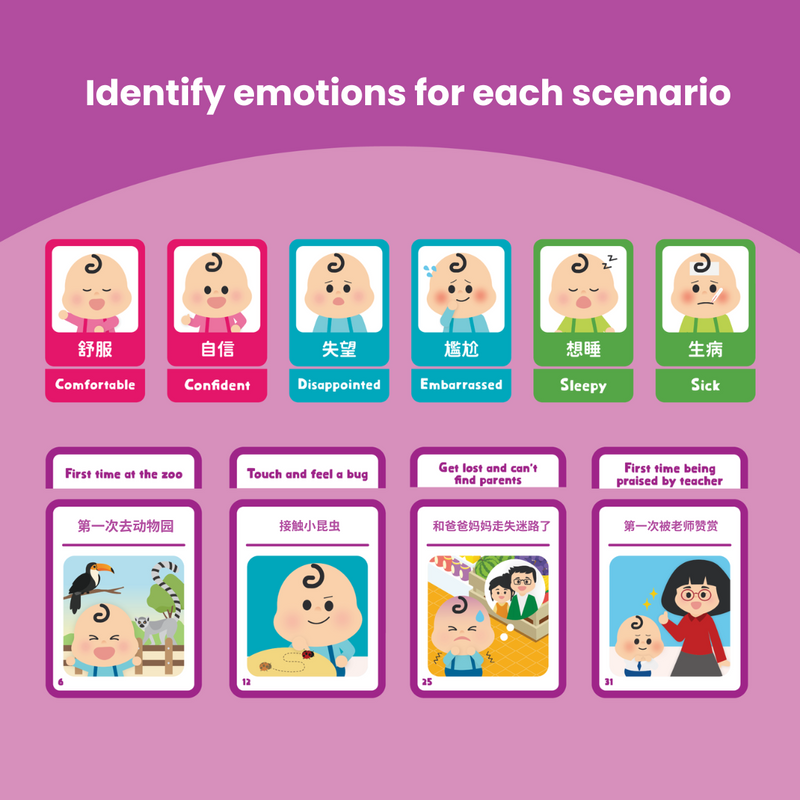 Books | Curios - Emotion Flashcards (Bilingual)