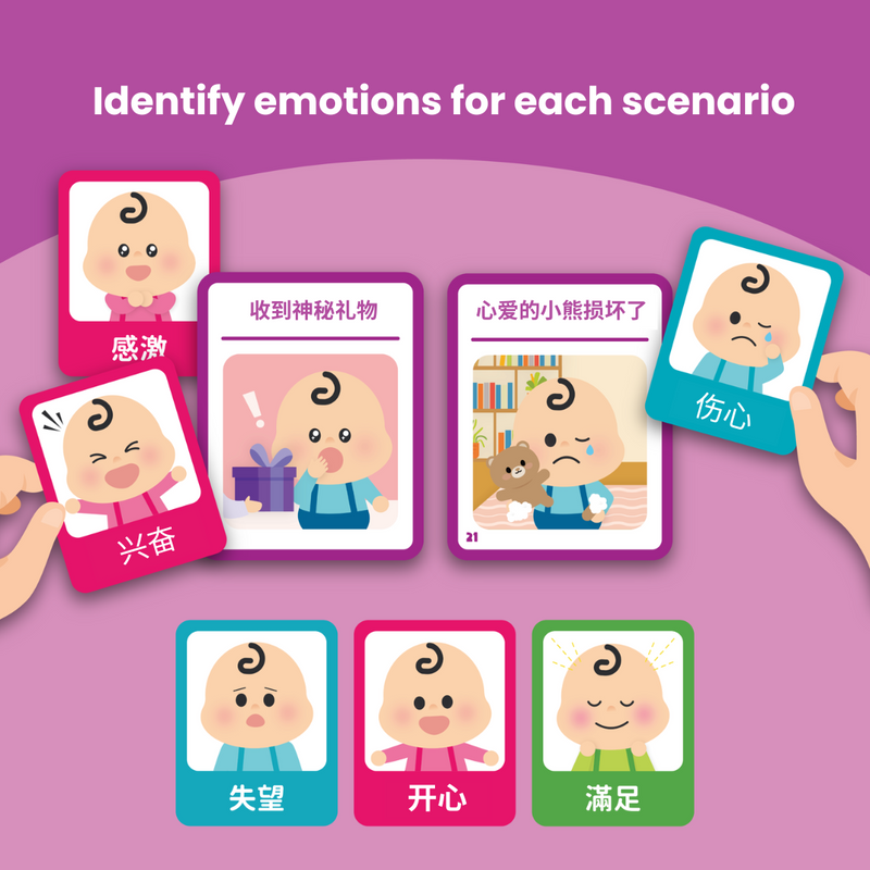 Books | Curios - Emotion Flashcards (Bilingual)
