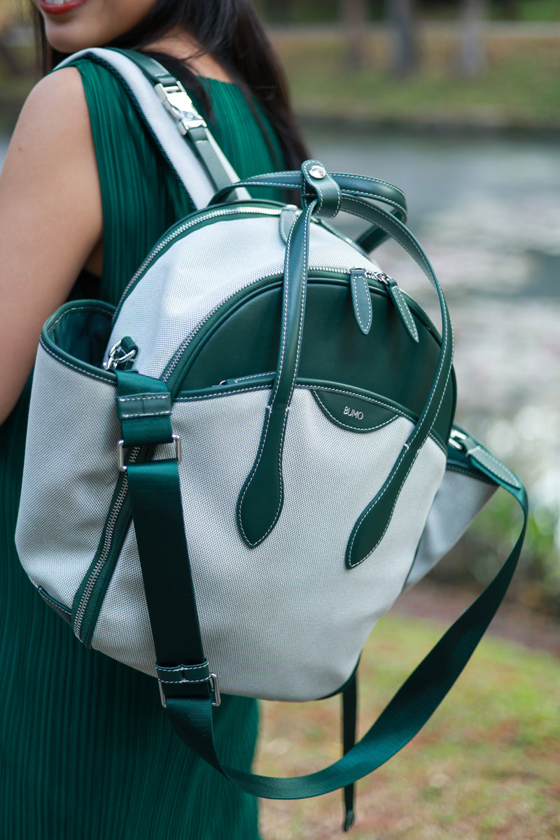 BUMO | The Carryall in Kelp Green