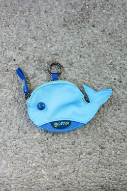 Goma Kids Bags | School Bag Coin Pouch | Blue | Whale | SavvyMamaSG