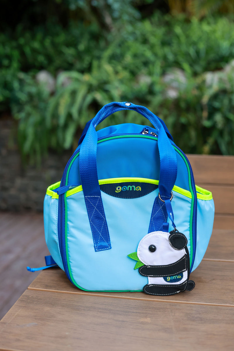 Goma Kids Bag | Will The Whale Backpack School Bag with Panda Pouch | SavvyMamaSG