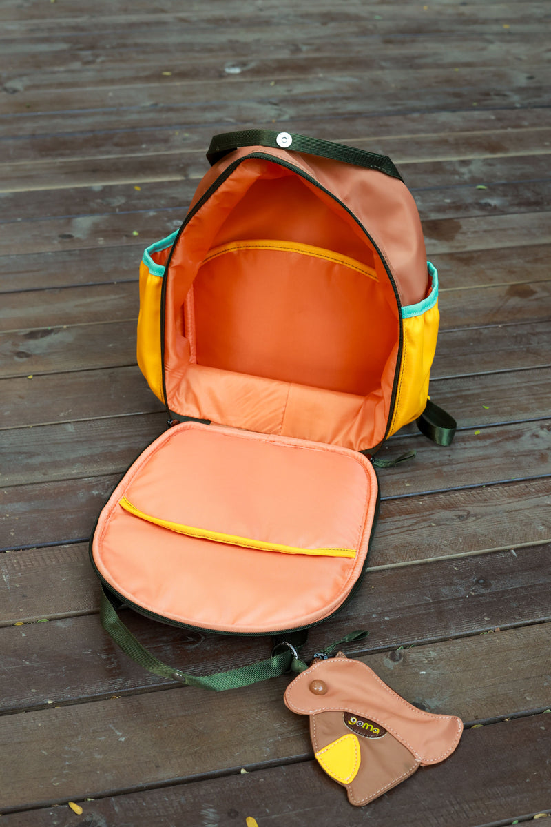 Goma Kids Bags | Kara The Kangaroo Backpack | School Bag | Open | SavvyMamaSG