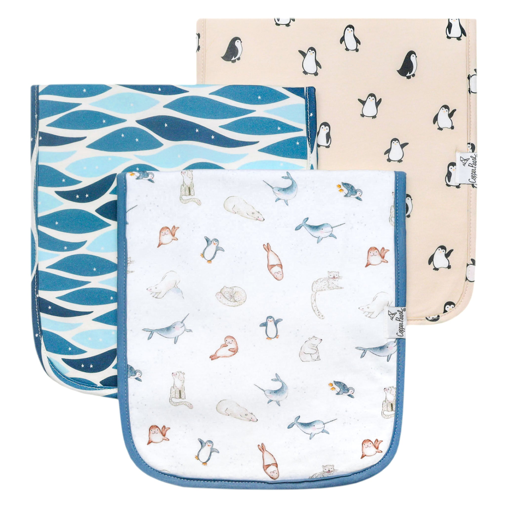Copper Pearl | Burp Cloths - Arctic Wonder