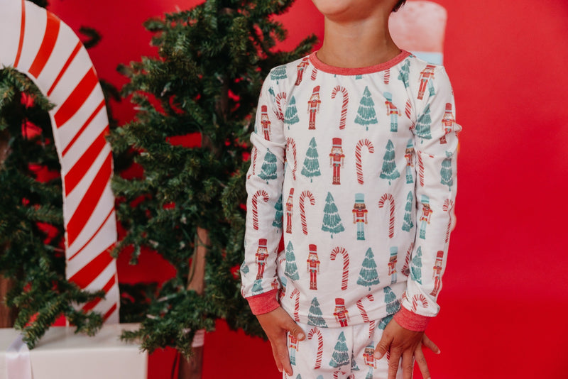 Copper Pearl | Nicholas 2 Piece Long Sleeve Pajama Set - PREORDER
