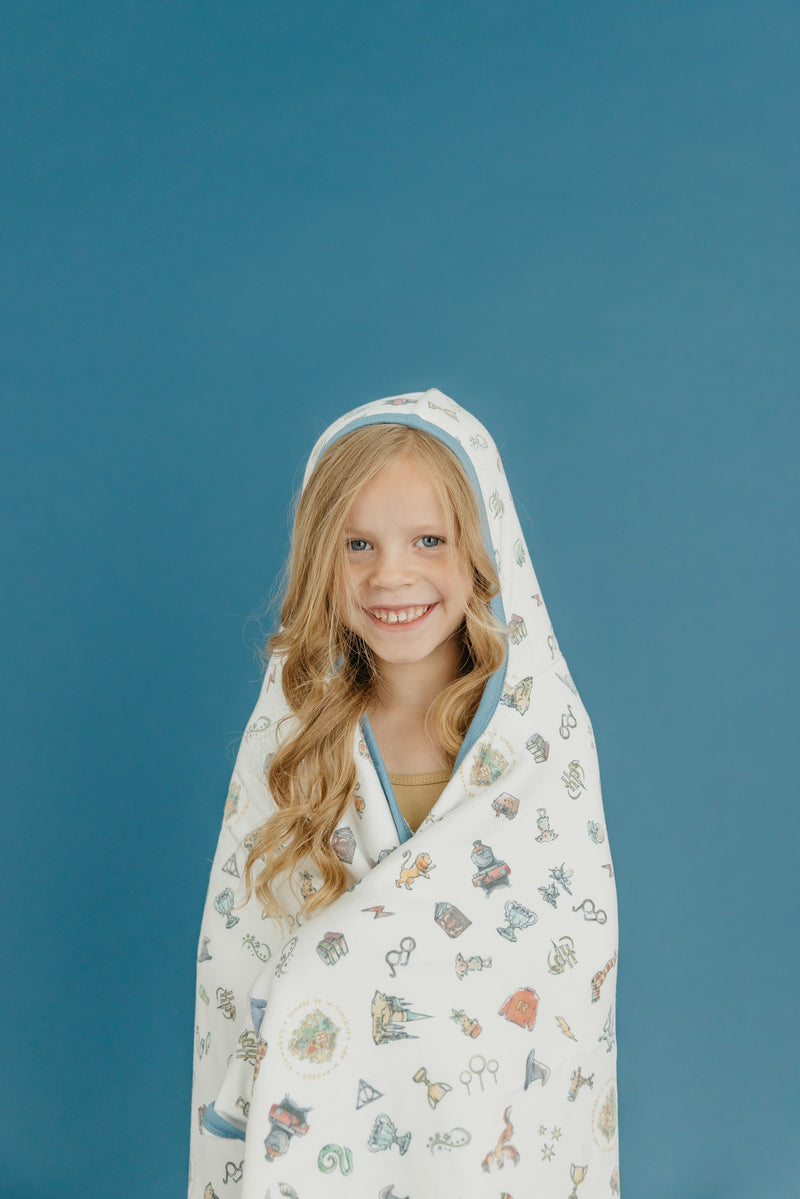 Copper Pearl | Big Kid Hooded Towel - Wizarding World (Harry Potter)