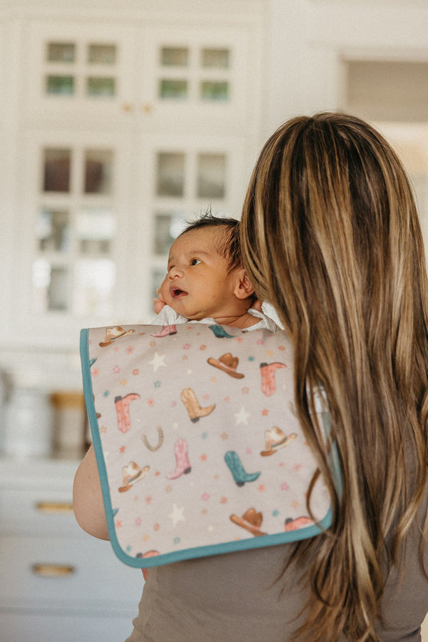 Copper Pearl | Burp Cloths - Cheyene