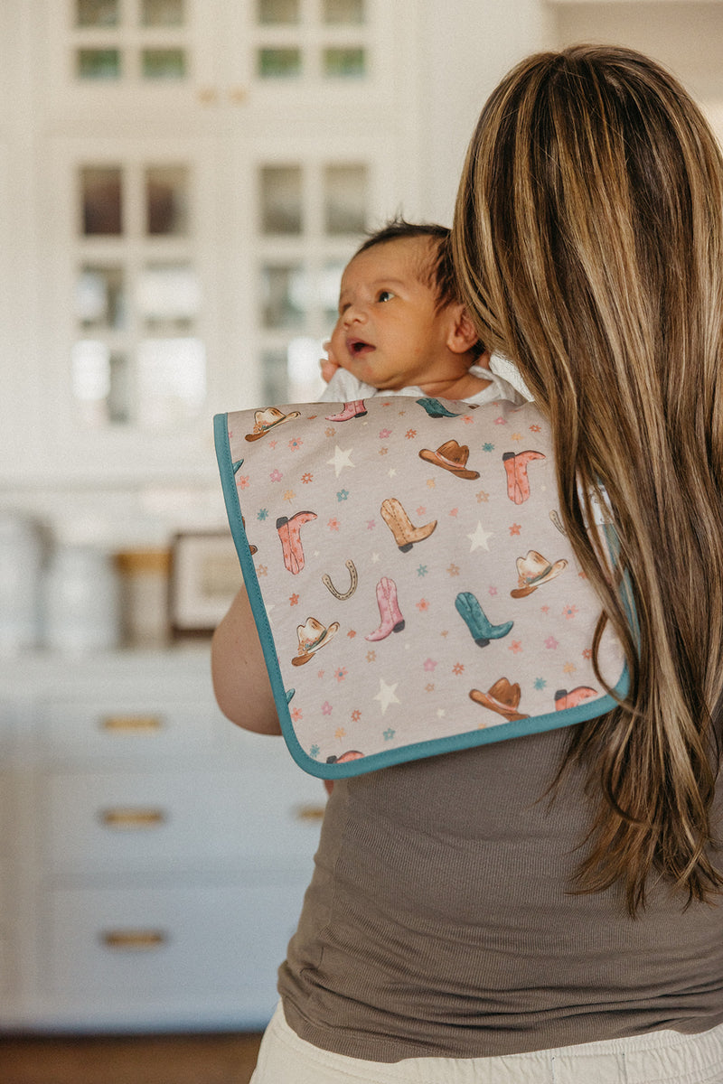 Copper Pearl | Burp Cloths - Cheyene