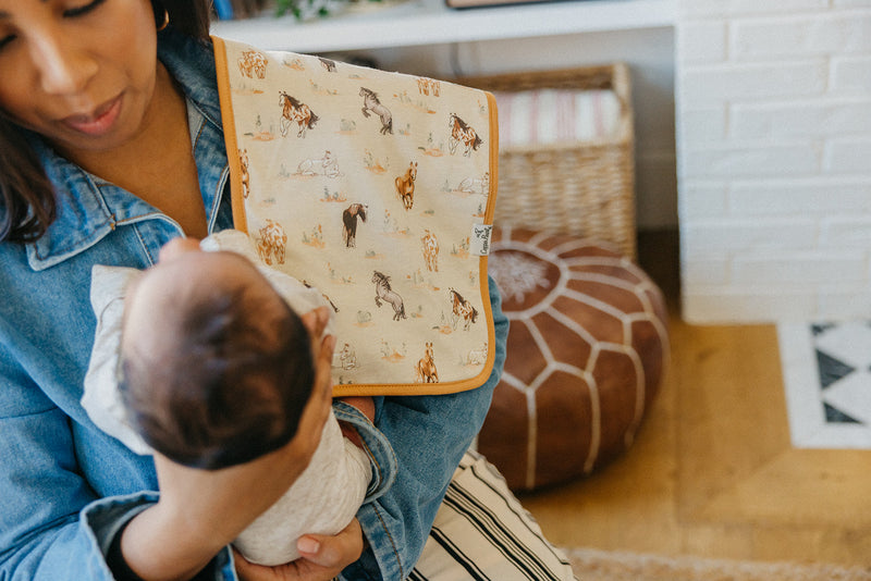 Copper Pearl | Burp Cloths - Cheyene