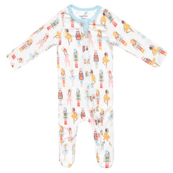 Copper Pearl | Zip-Up Footie Pajama - PREORDER