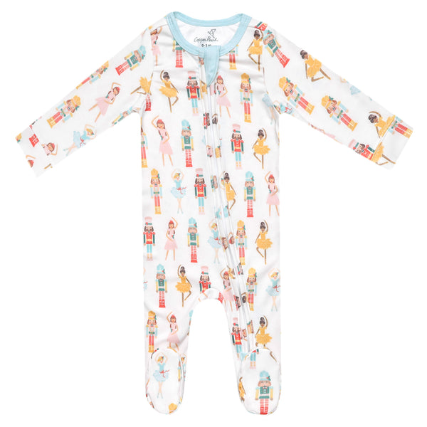 Copper Pearl | Zip-Up Footie Pajama - PREORDER