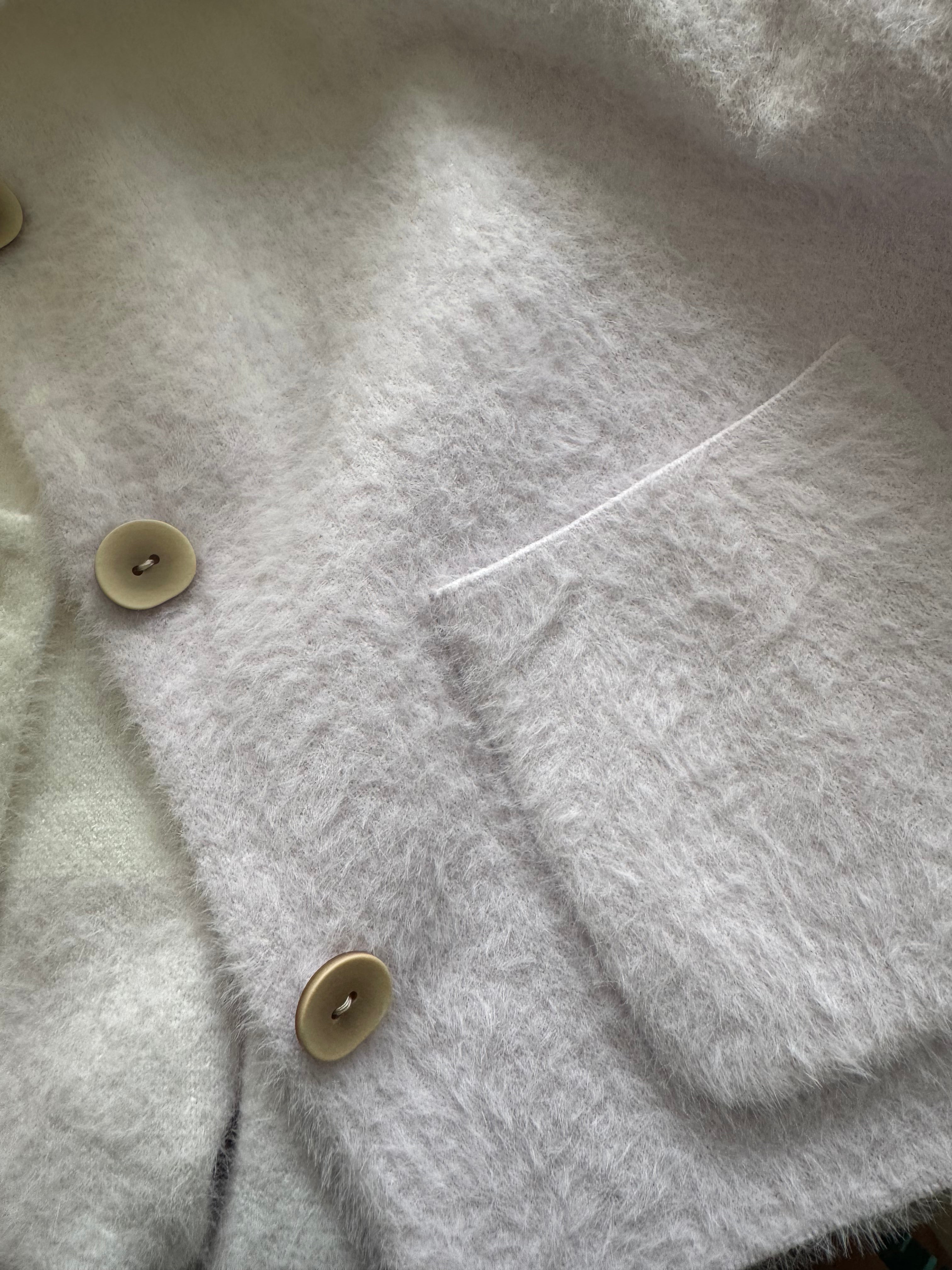 Mira Furry Ombré Cardigan