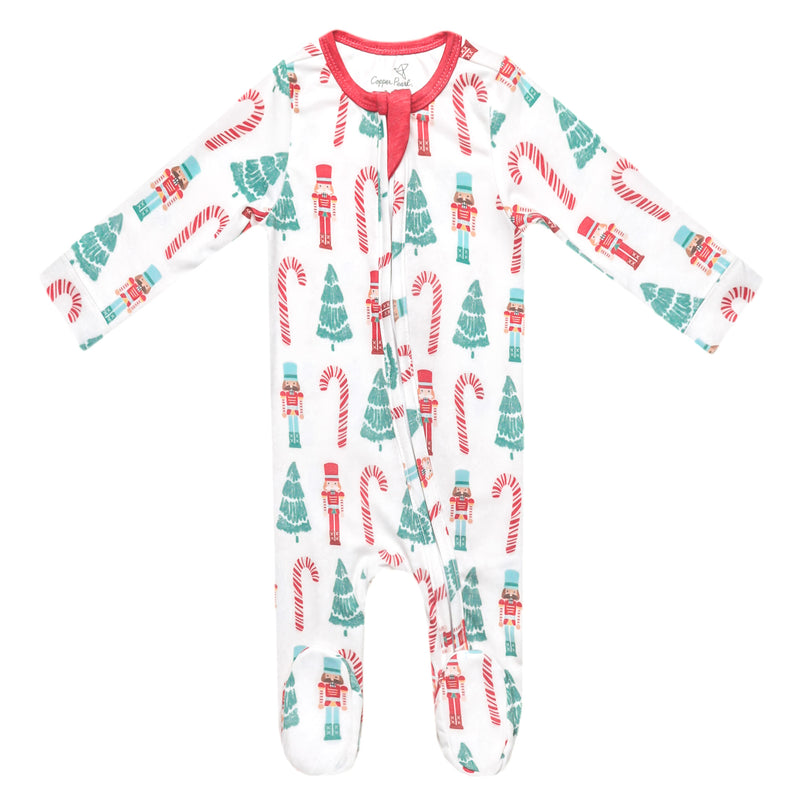 Copper Pearl | Zip-Up Footie Pajama - PREORDER