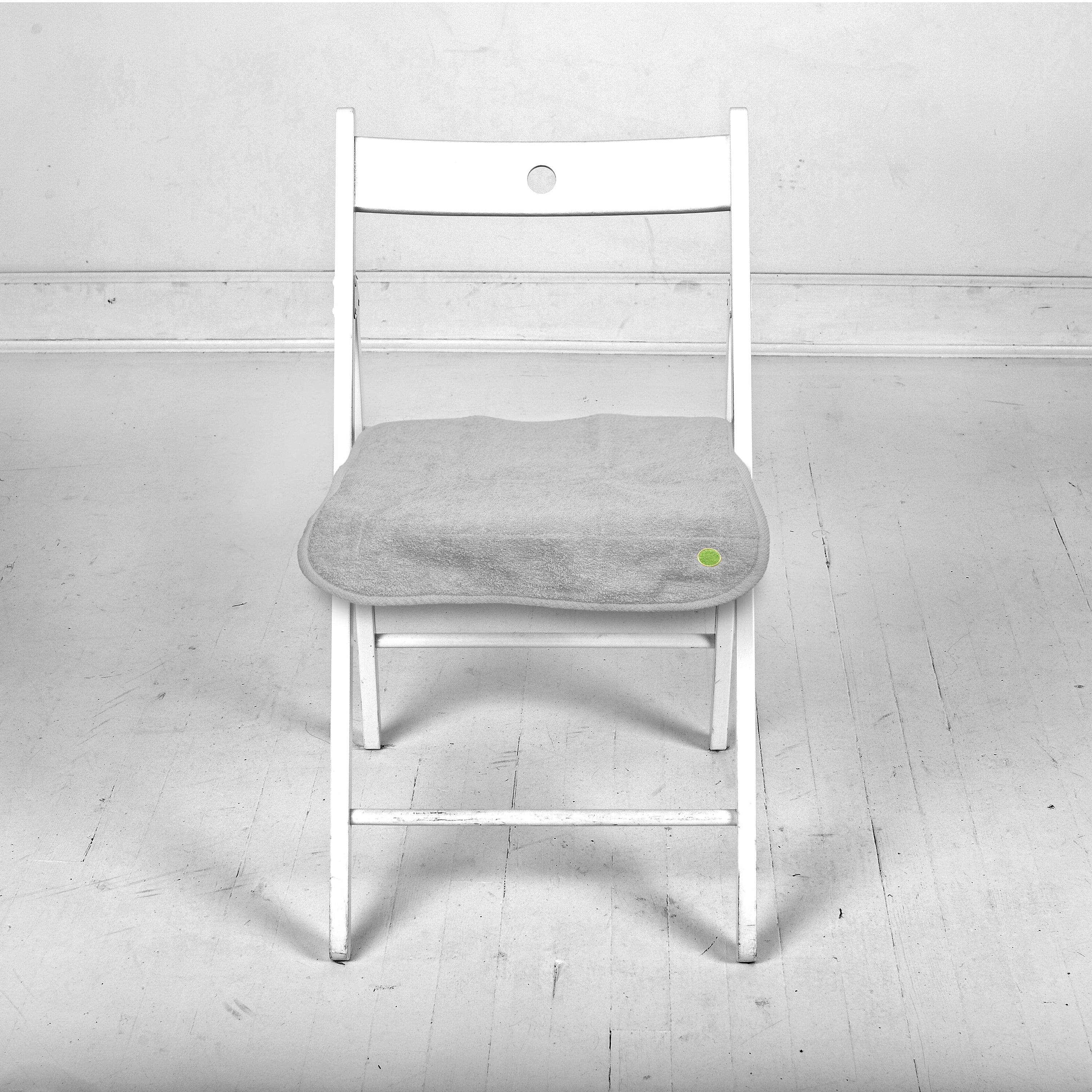 PeapodMats | Waterproof Mat on Chair | Light Grey 