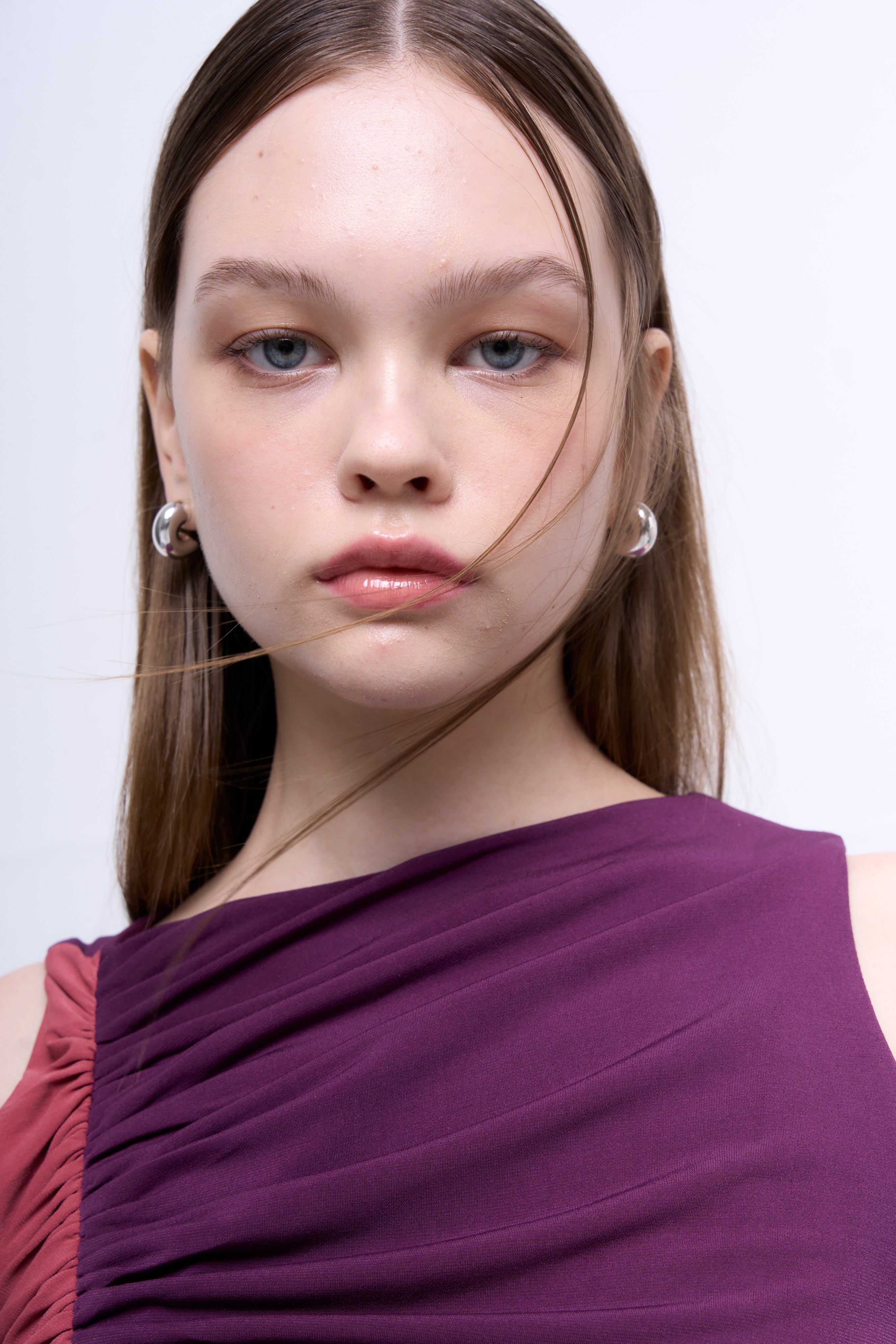 The Parrot | Ava Ruched Two-Tone Dress