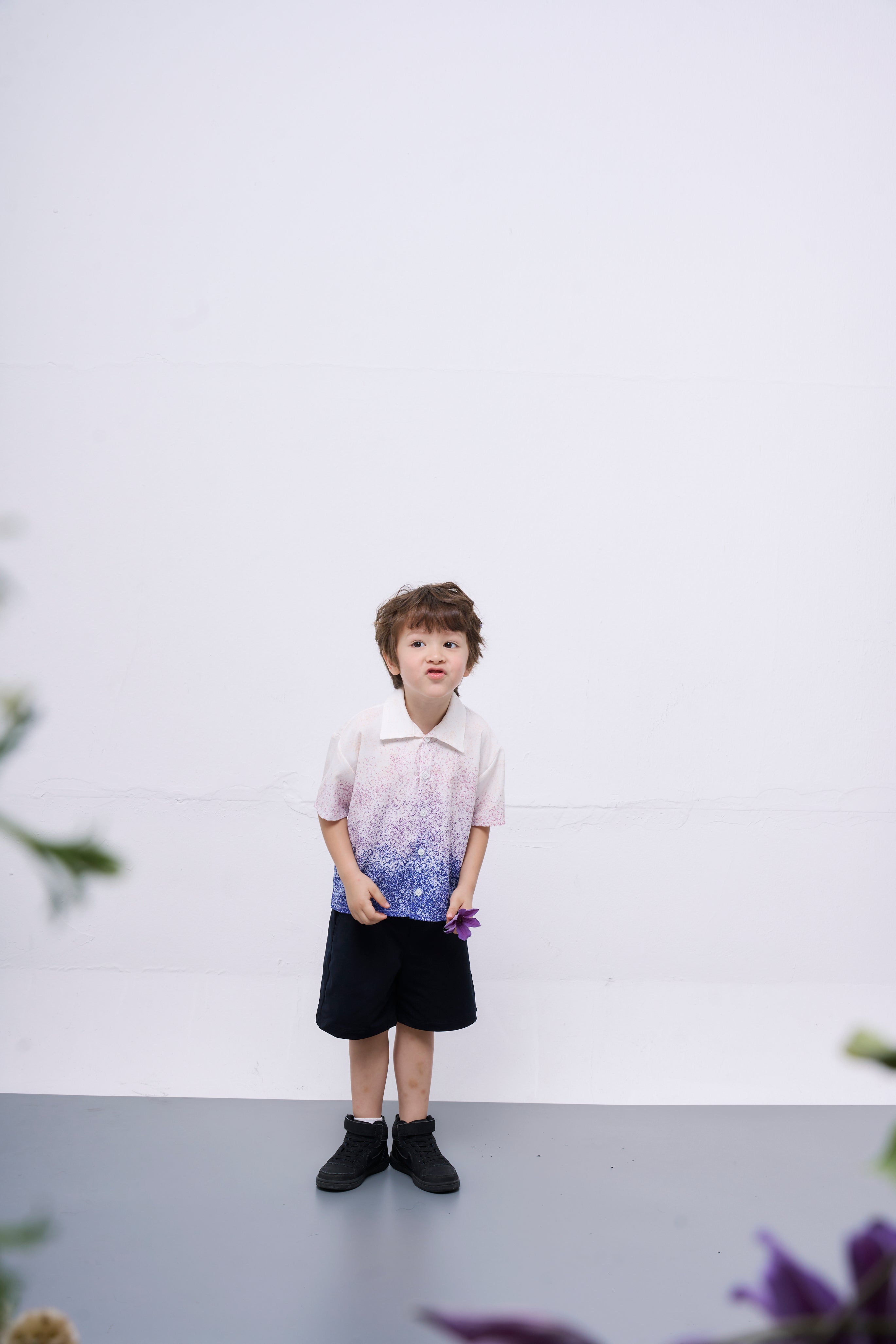 The Parrot | Aurora Blue Snowflake Shirt - Boy